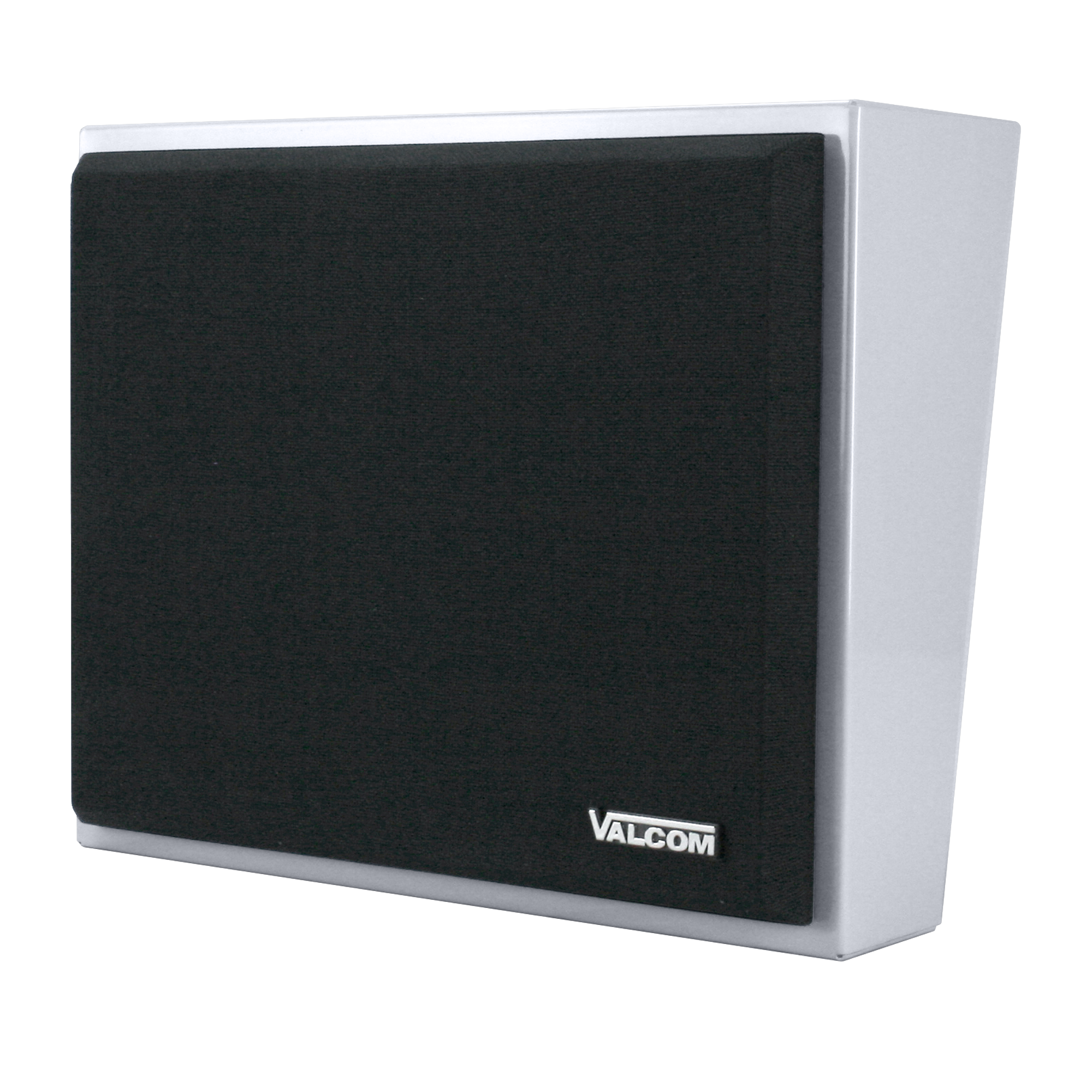 V-1052C Metal Wall Speaker, One-Way, Gray with Black Grille