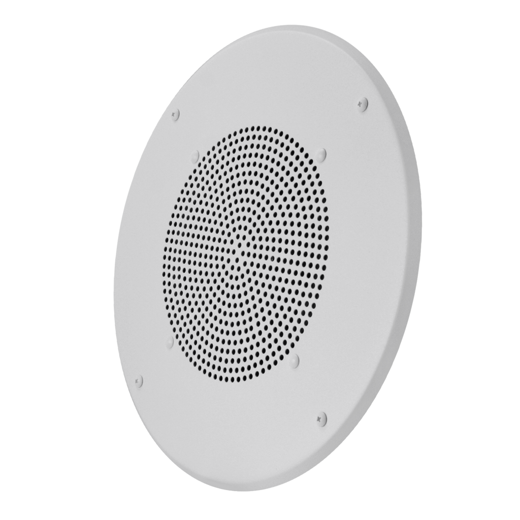 V-1060A Round Ceiling Speaker, 8-Inch, Talkback, White