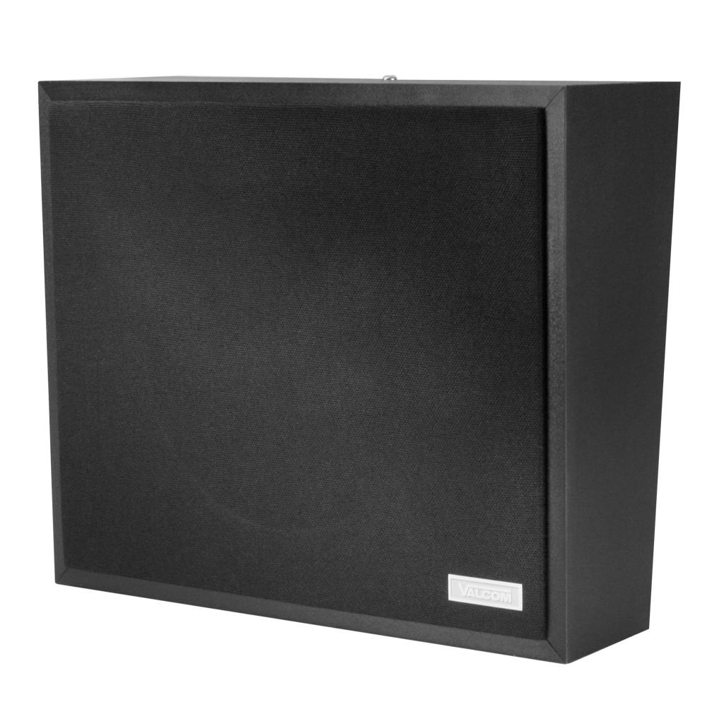 V-1061-BK Wall Speaker, Talkback, Black