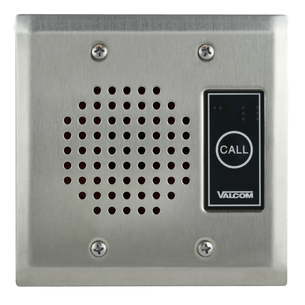 V-1072A-ST Intercom Doorplate Speaker Stainless Steel Talkback