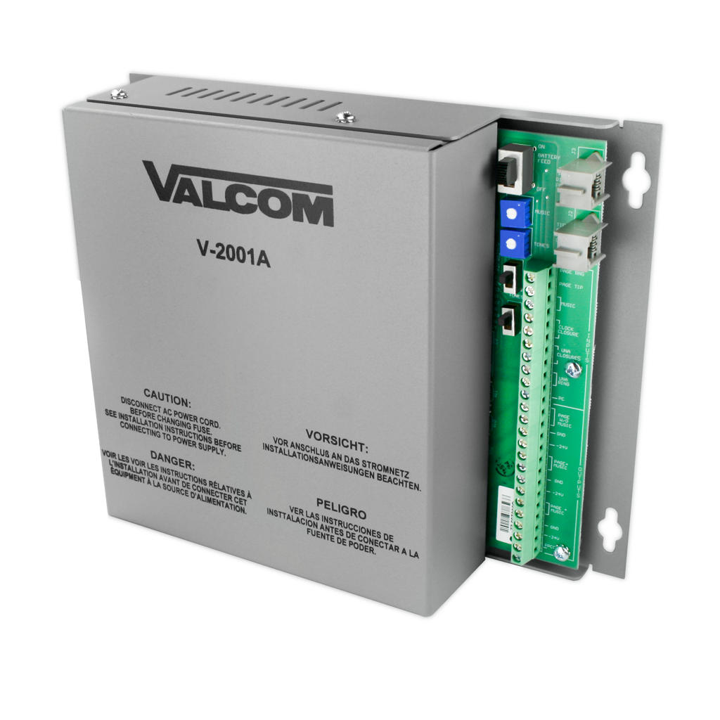 V-2001A 1 Zone, One-Way, Enhanced Page Control with Power