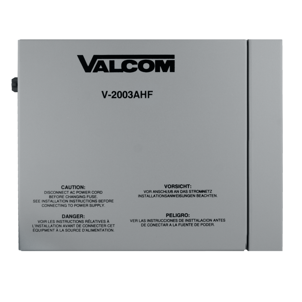 V-2003AHF 3 Zone, Talkback, Page Control with Power