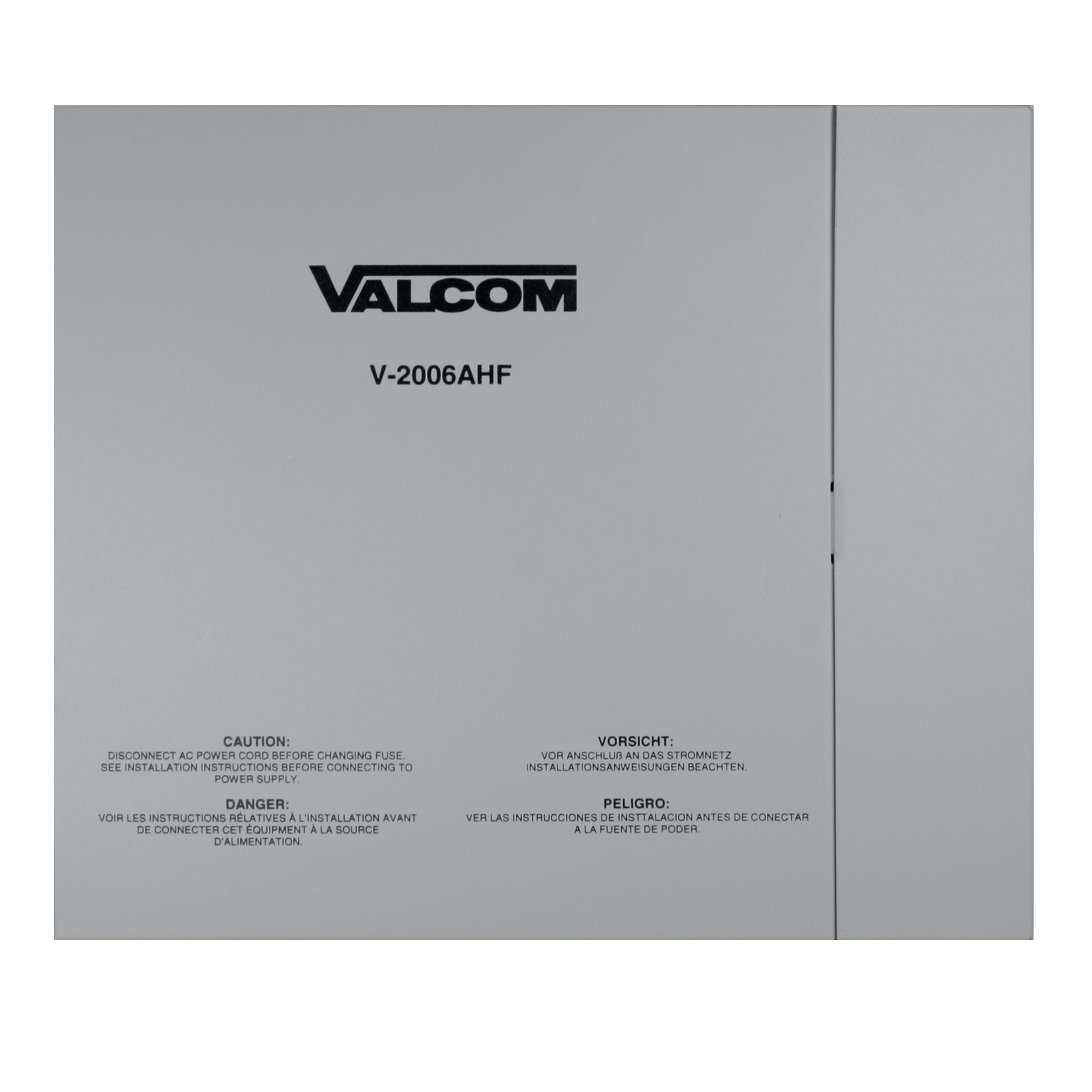 V-2006A 6 Zone, One-Way Page Control with Power