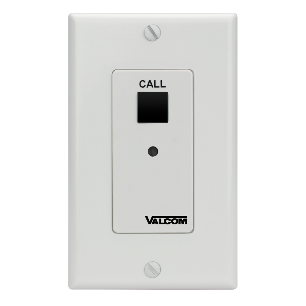 V-2991-W Call Button, with Volume Contol, White