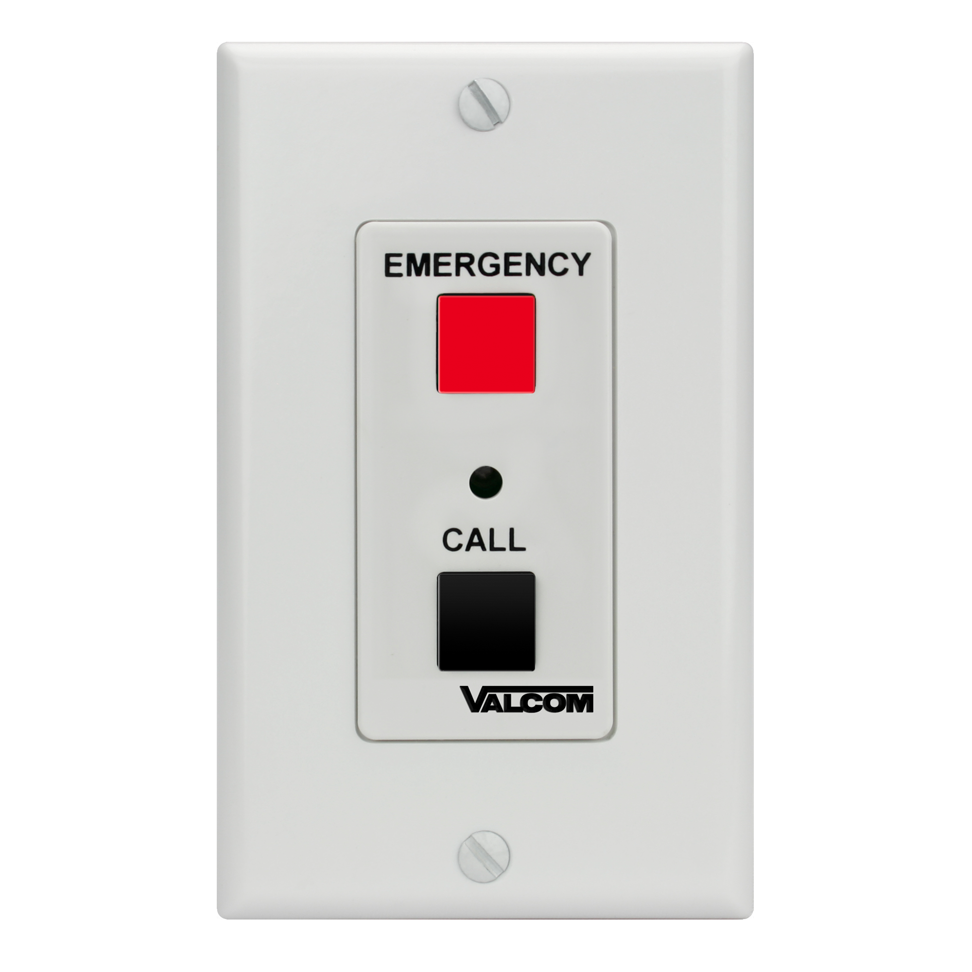 V-2995-W Emergency/Normal Call Button, with Volume Control, White