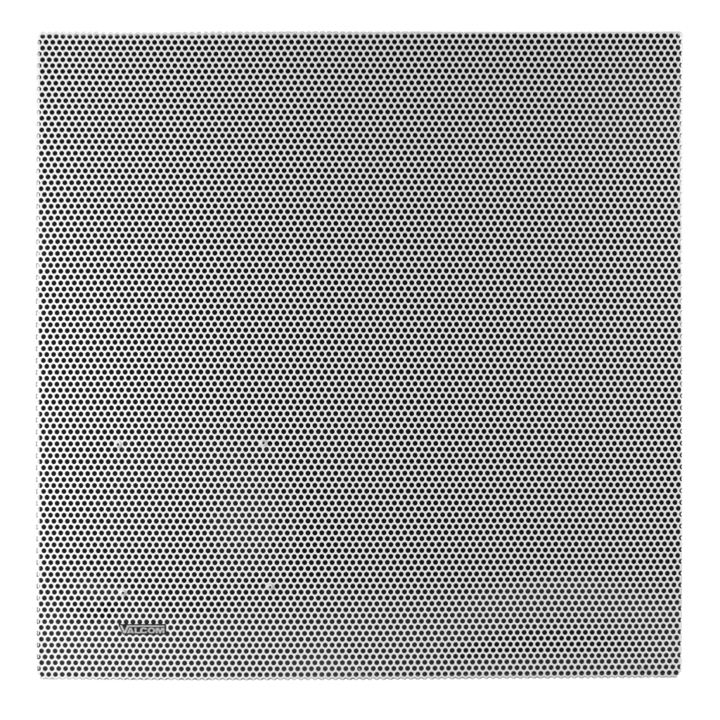 V-9062 Lay-In 2' x 2' Ceiling Speaker with Backbox, Talkback, White