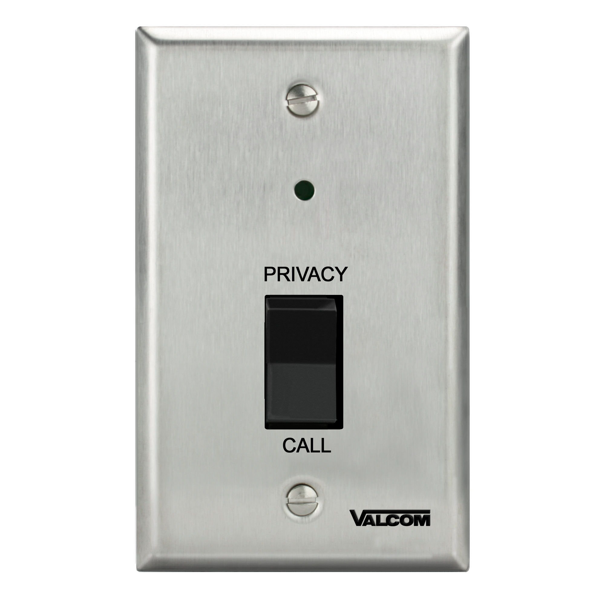 V-9320 Call Button, with Privacy Switch, with Volume Control, Stainless Steel