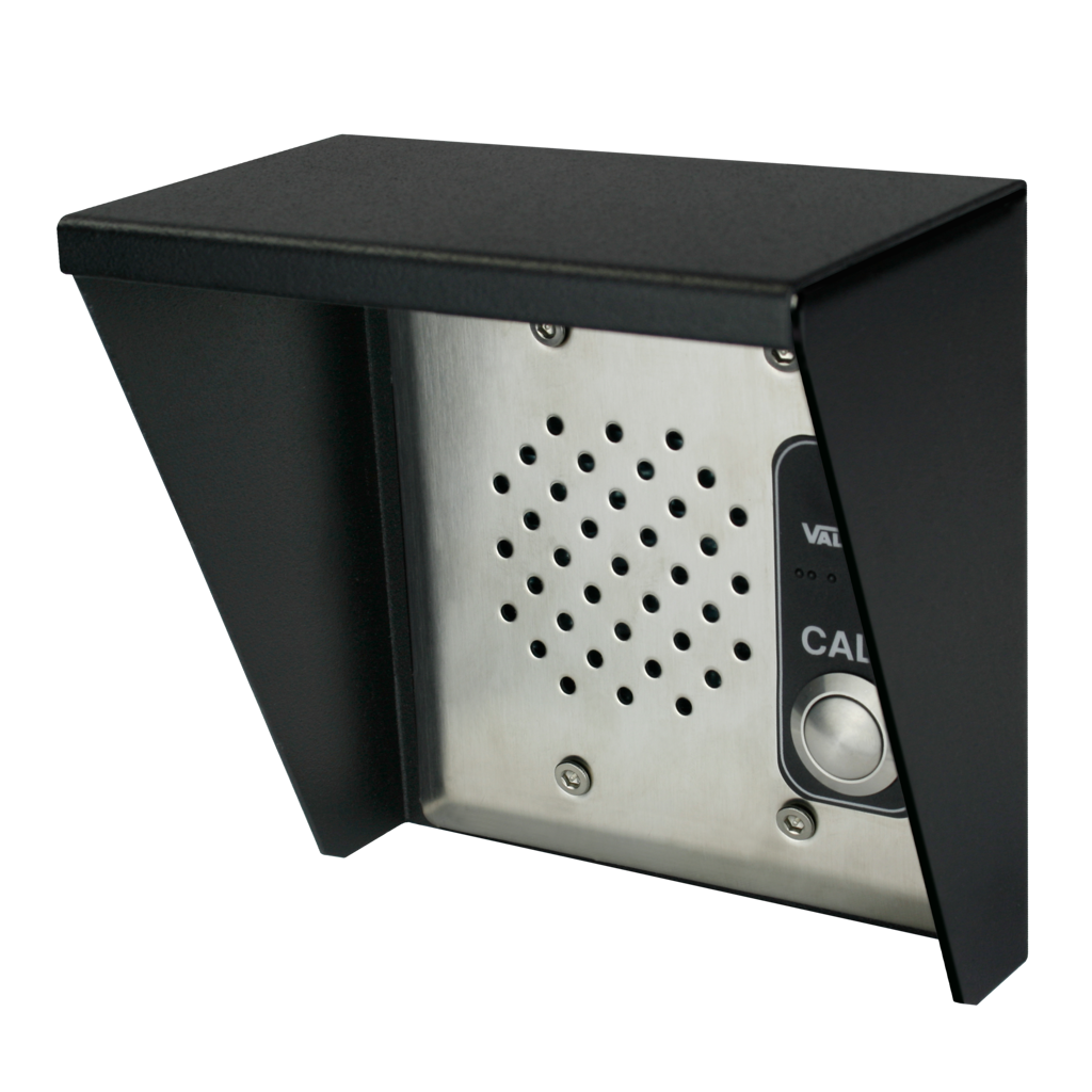V-9910-BK Weather Guard for Intercom Doorplate Speaker, Black