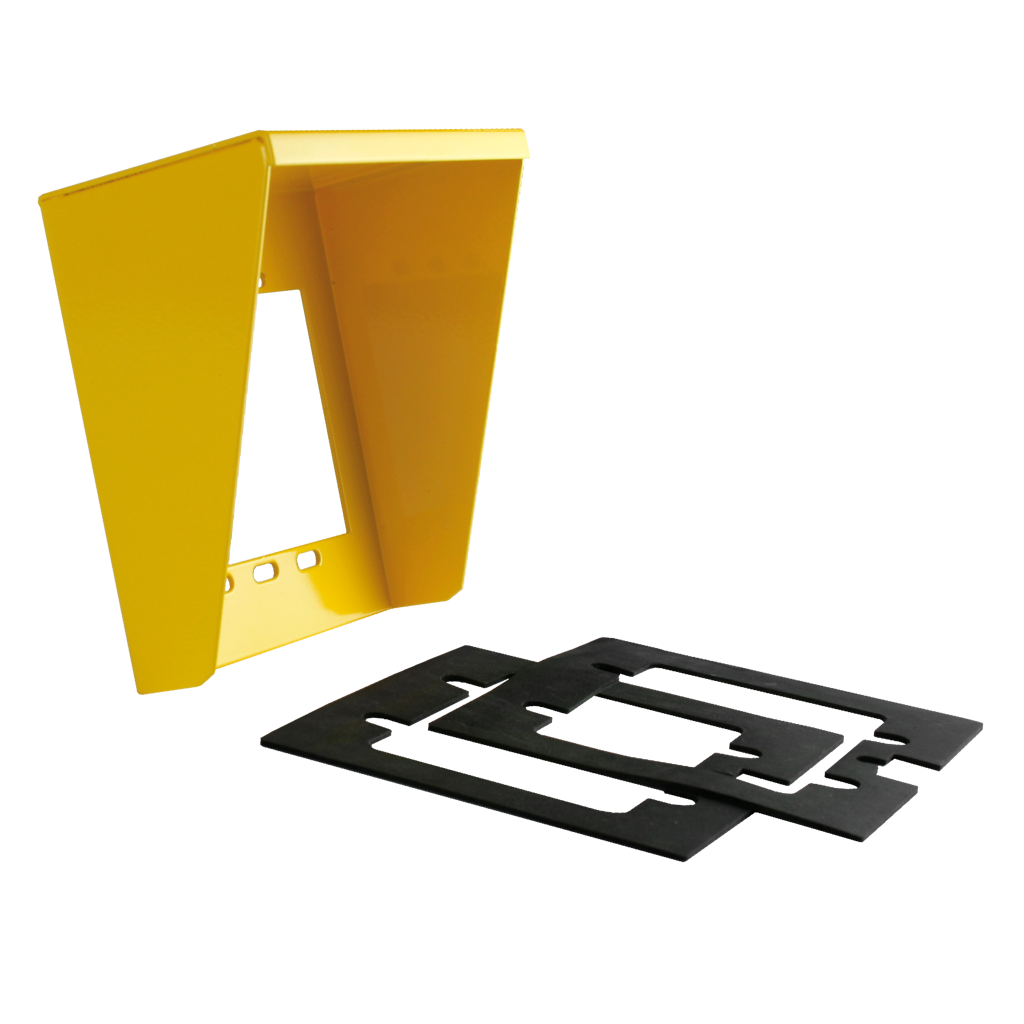 V-9910-YEL Weather Guard for Intercom Doorplate Speaker, Yellow