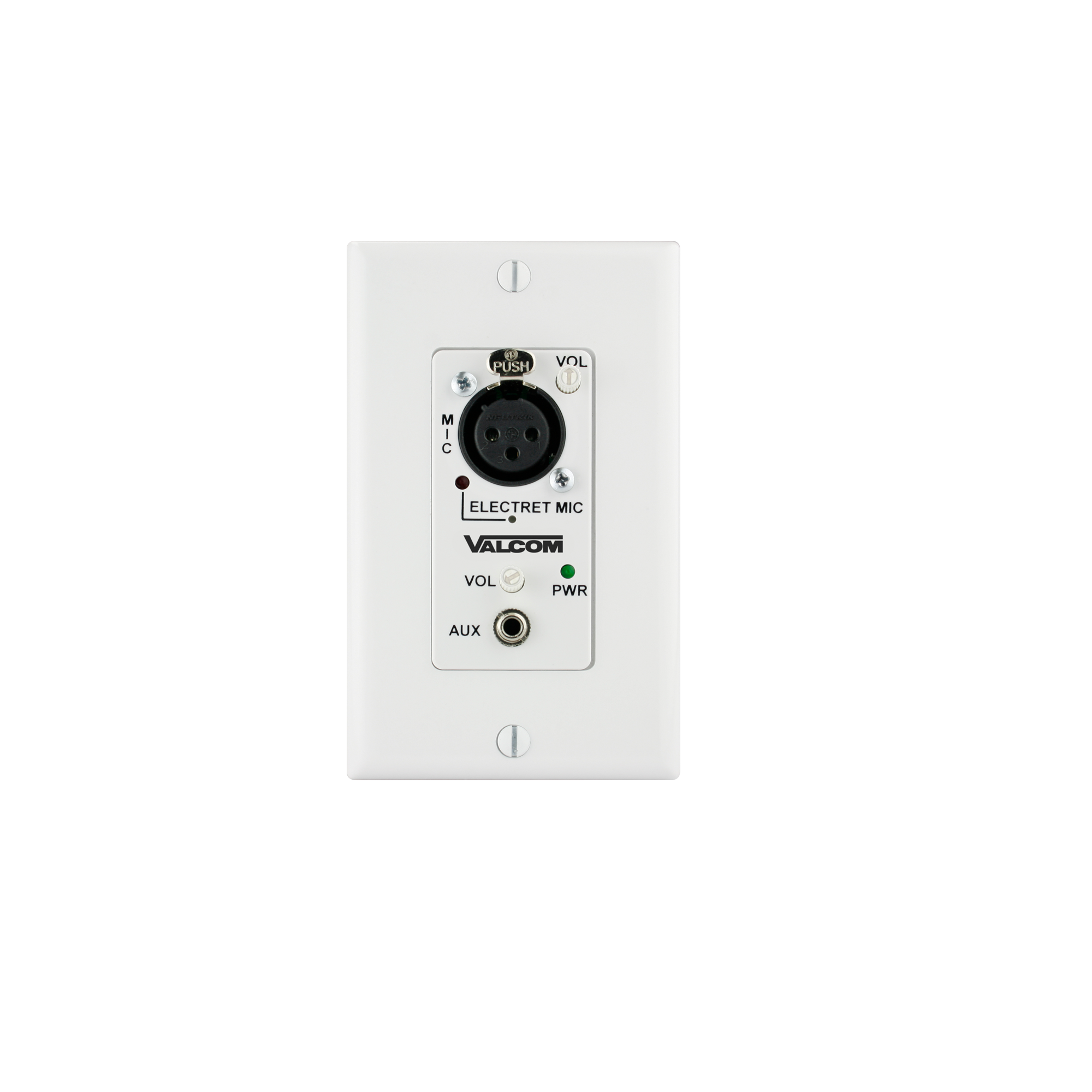 V-9984-W In-Wall Audio Mixer Remote Module, White