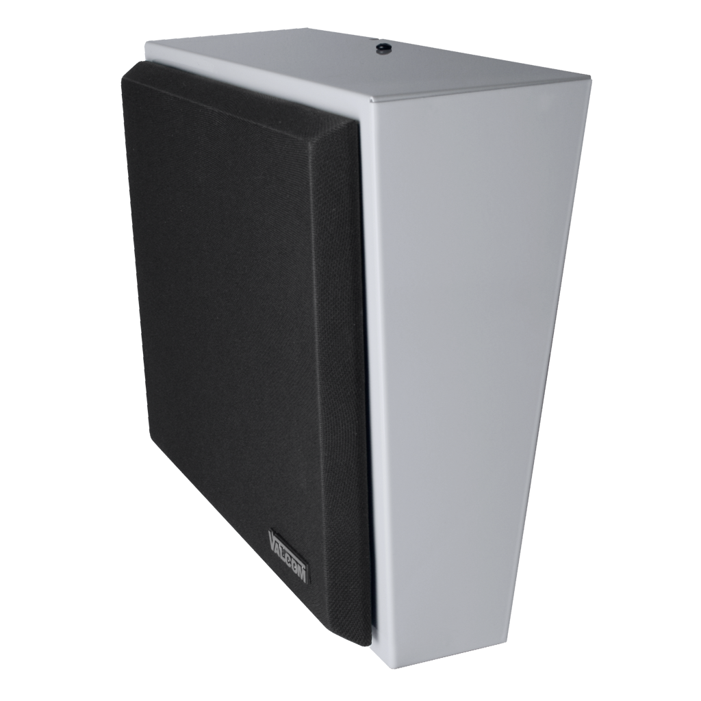 VIP-410-A-ICIP IP Metal Wall Speaker, One-Way, Gray with Black Grille, InformaCast™