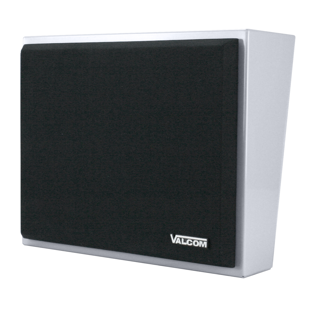 VIP-430A IP Metal Wall Speaker, One-Way/Talkback Programmable, Gray with Black Grille