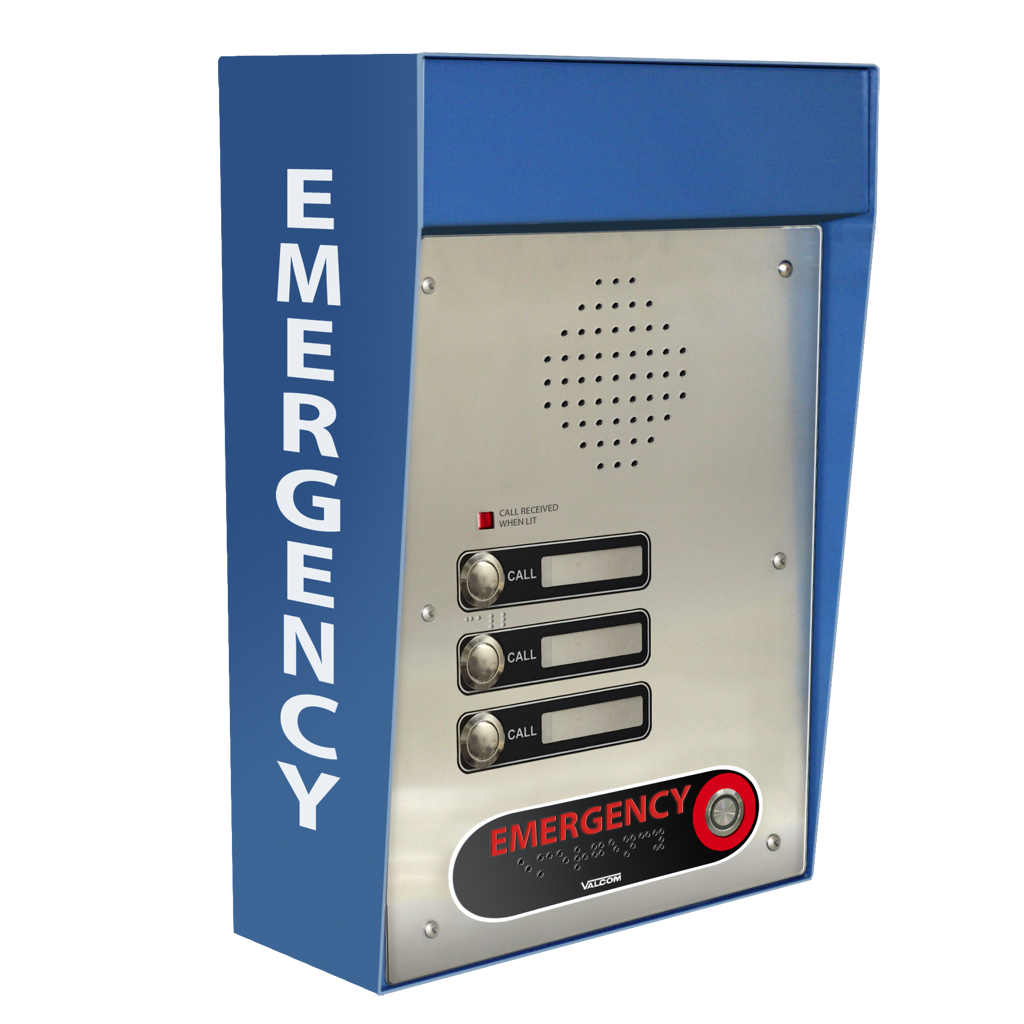 V-9894 SIP Multi-Button Emergency/Information Call Station, Surface Mount