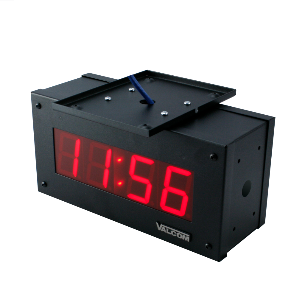 VIP-D425ADS  IP PoE Digital Clock, 2.5-Inch, 4-Digits, Double-Sided, Black
