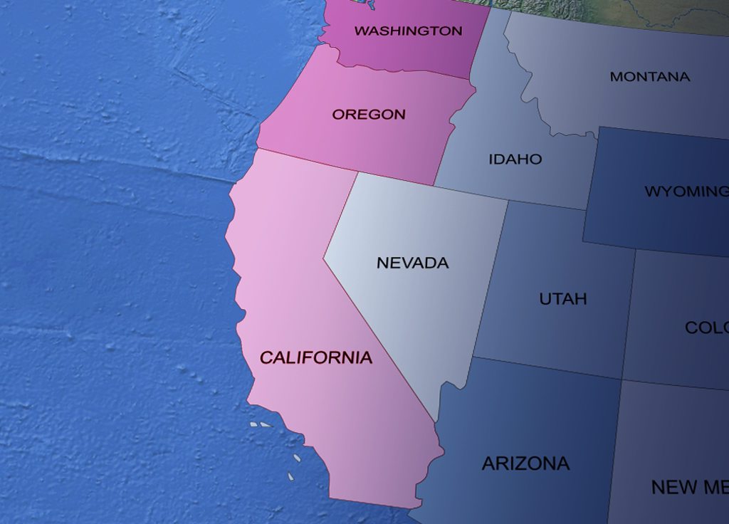 West Coast Map