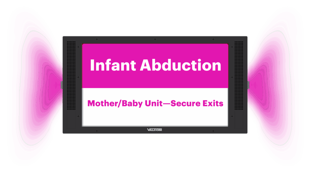 Valcom VIP-LD22 Series LCD Dispaly with text 