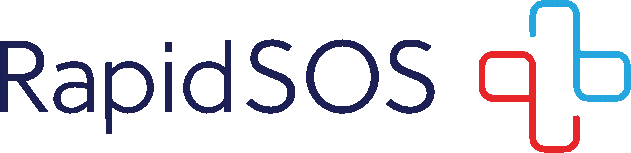 RapidSOS Logo in Black and Red