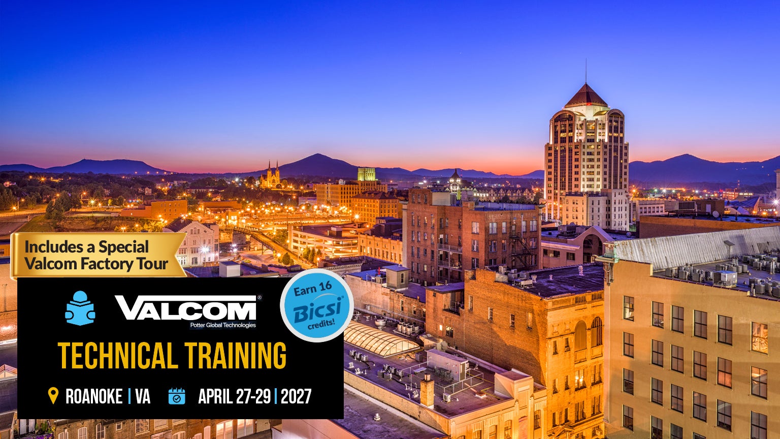 Training Roanoke VA 2027 April